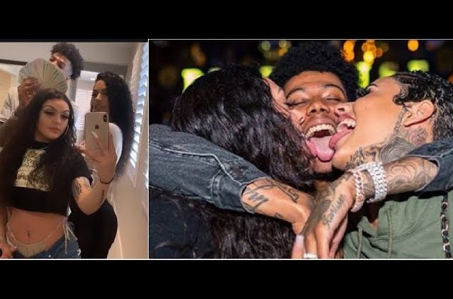 Blueface Breaks up w/ 1 of his Girlfriends after she says Shes w/ Him for MONEY & Calls him a TRICK