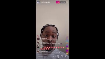 Fivio Foreign UPSET WITH FRENCH MONTANA (Instagram Live)